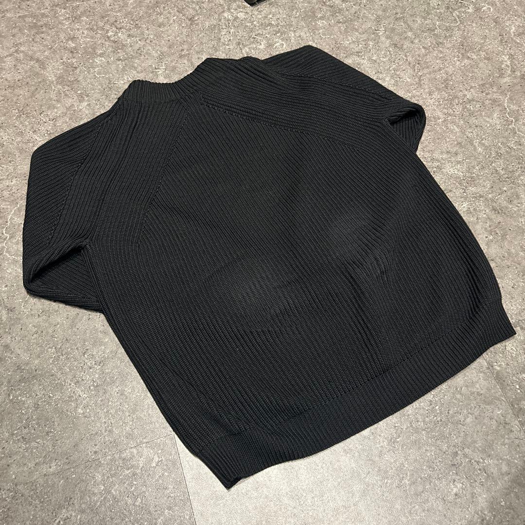 t*k様 BATONER シグネチャー ニット モックネック ブラック　サイズ3