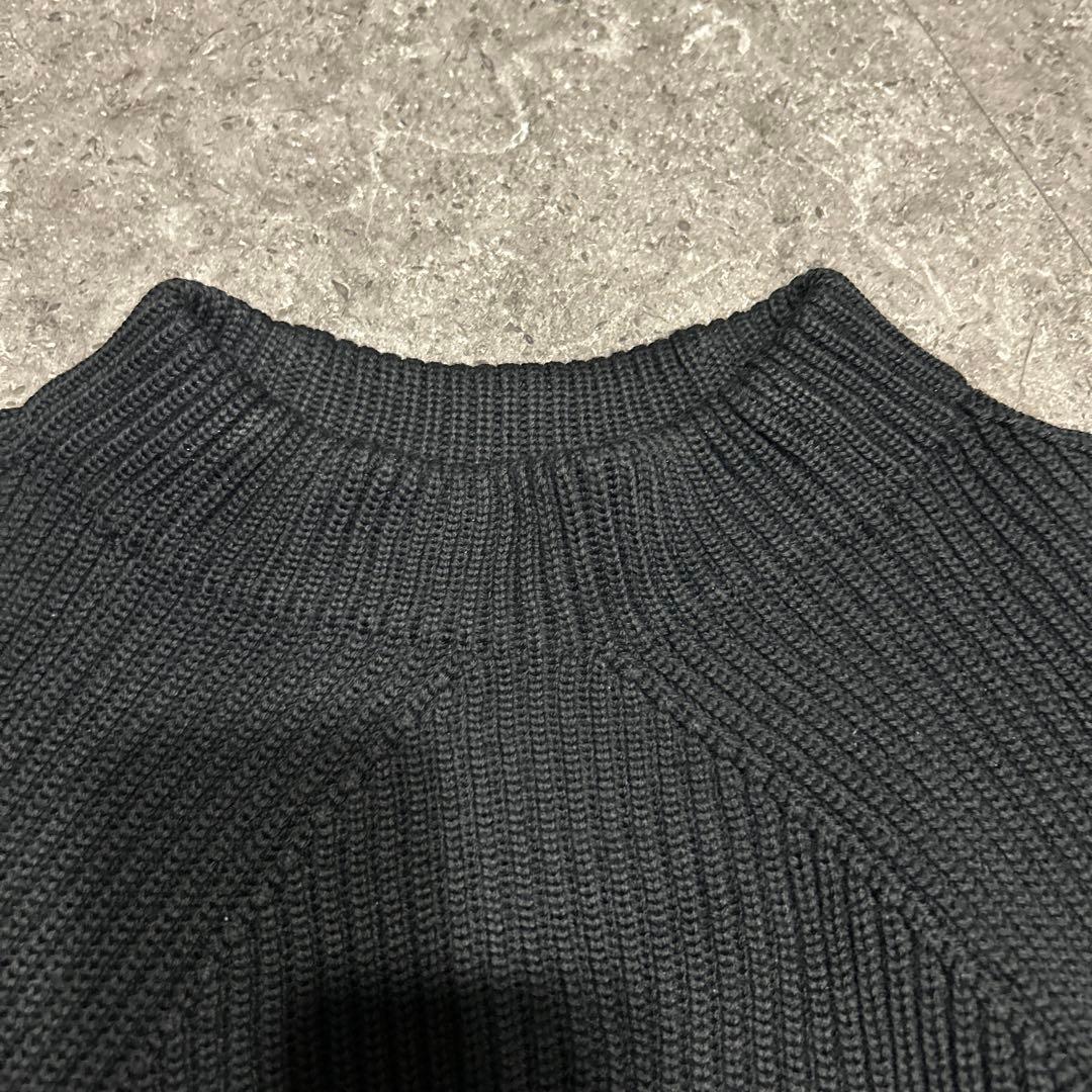 t*k様 BATONER シグネチャー ニット モックネック ブラック　サイズ3