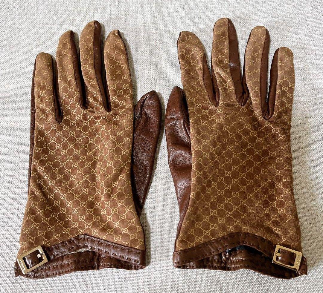 GUCCI　レザーグローブ　手袋　7 1/2