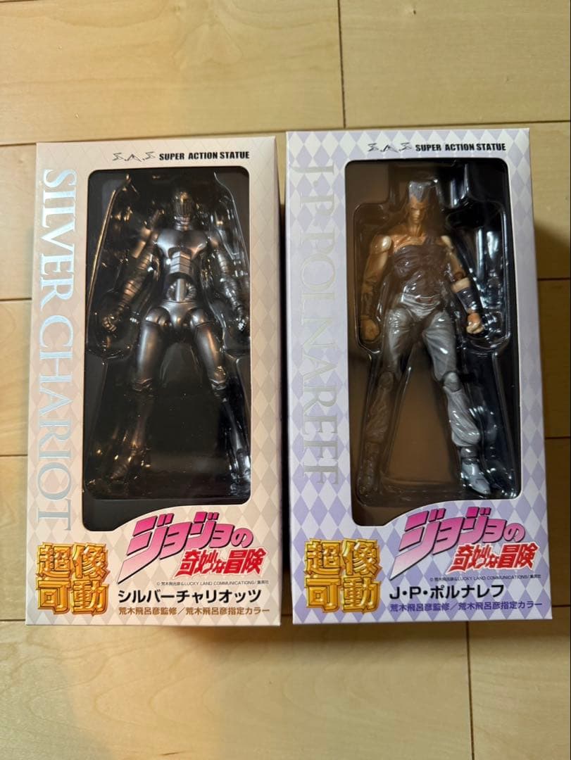 超像可動 ジョジョの奇妙な冒険 ポルナレフ シルバーチャリオッツ 2体セット販売