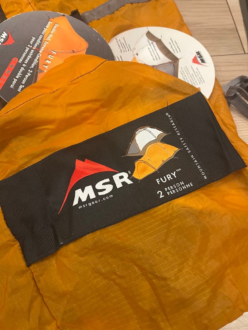 【MSR FURY】生産終了モデル 山岳用テント ２人用　未使用品
