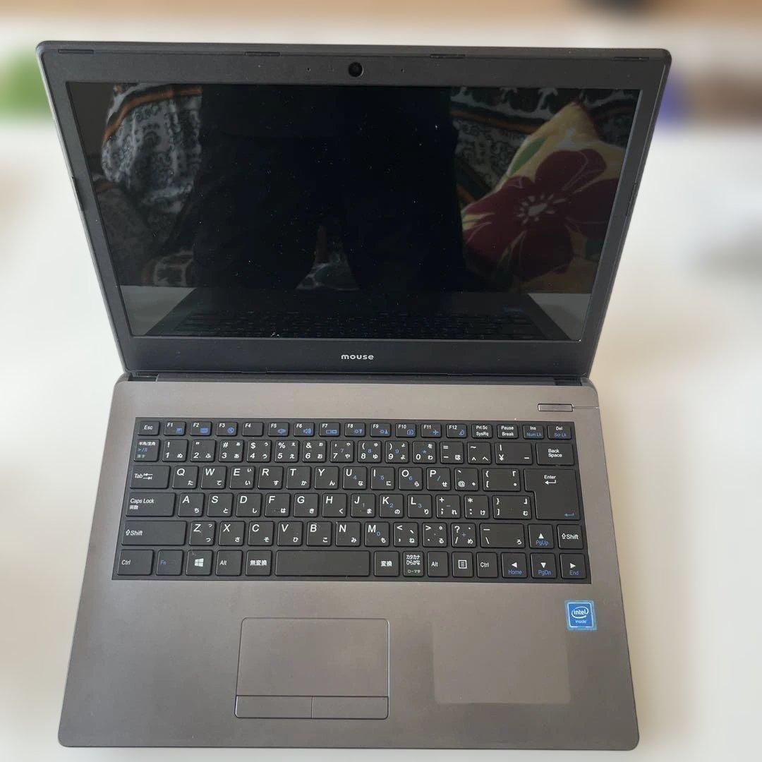 mouse ノートパソコン 本体 ACアダプター付 中古