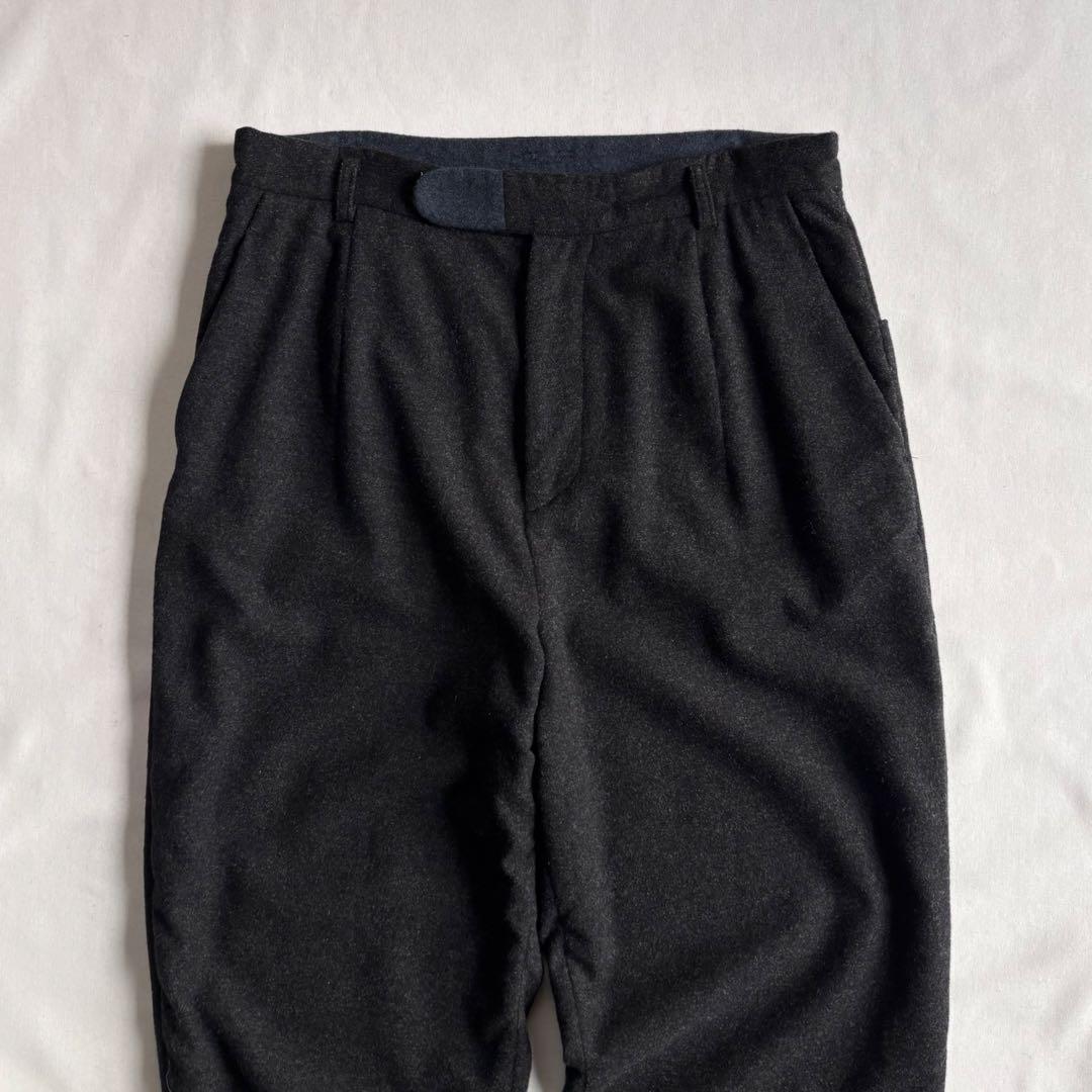 パンツ Dulcamara asymmetry pocket wool slacks