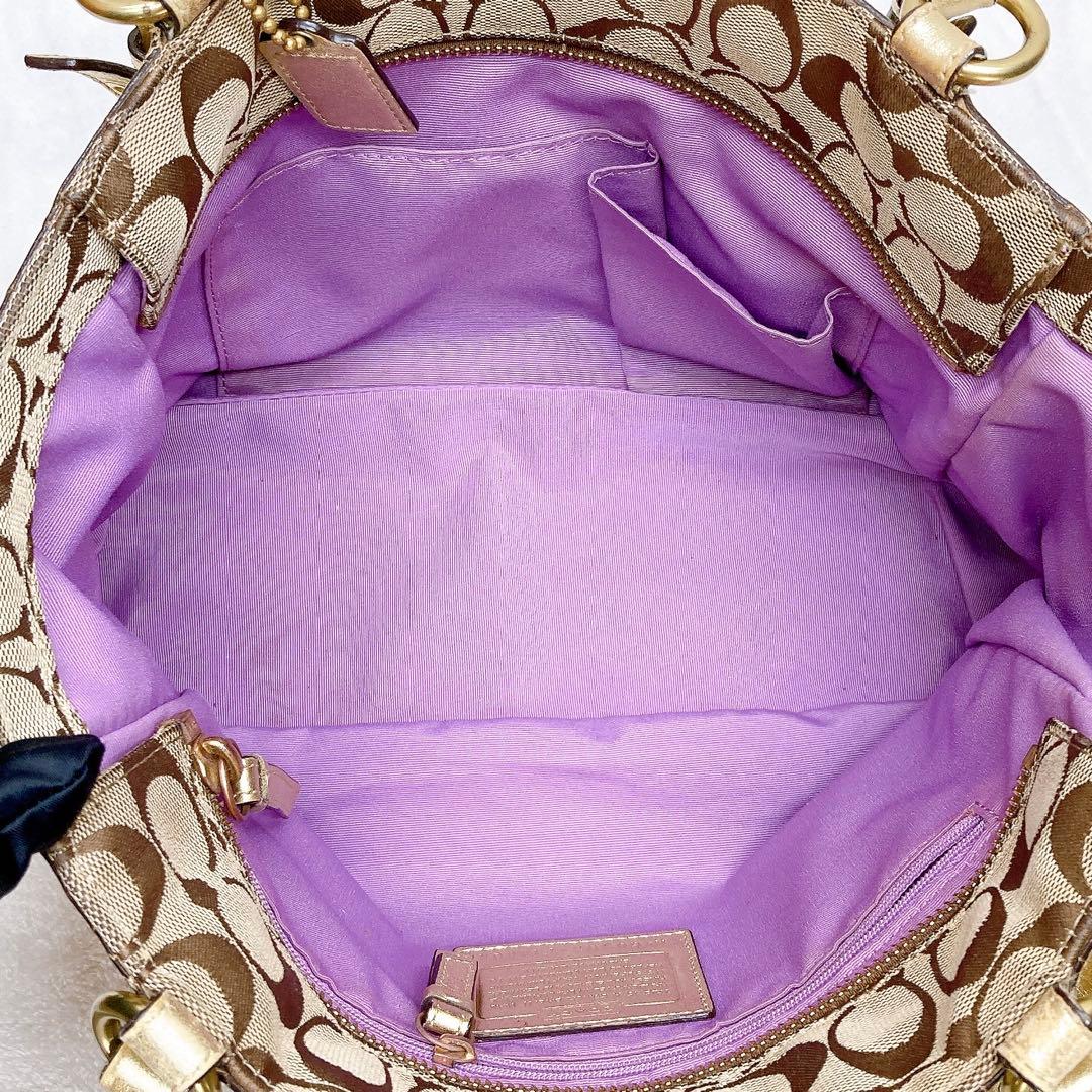 バッグ Coach Patchwork Signature TurnLock y2k