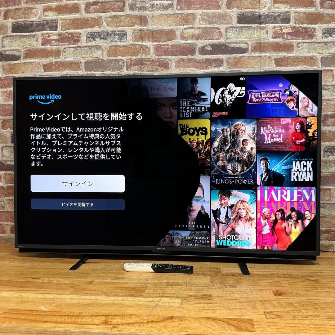 シャープ 55V型 4K 液晶テレビ Android TV 4T-C55BL1