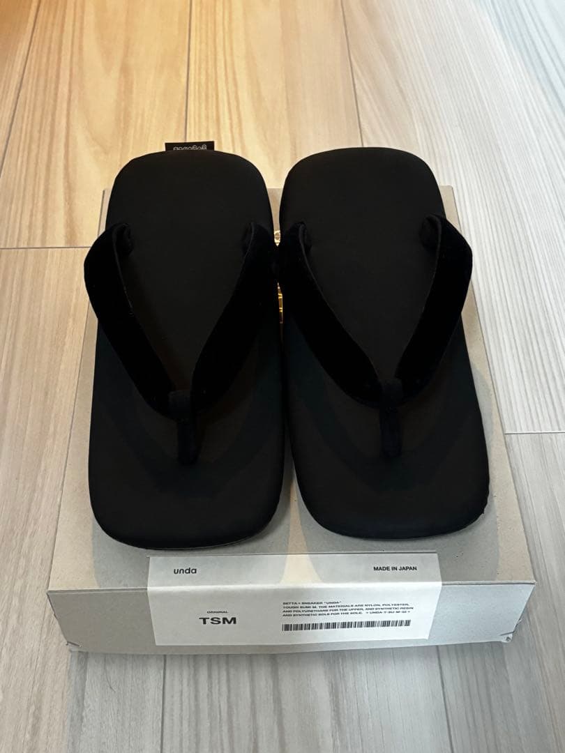 【goyemon】雪駄×スニーカーunda SUMI 2025最新 Mサイズ