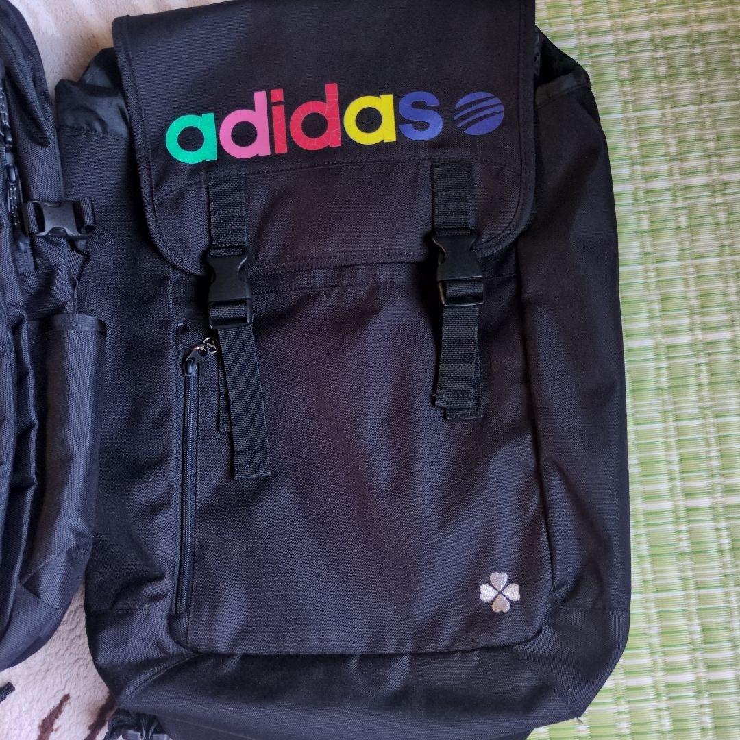 ももクロ　ポシュレ　CHUMS adidas リュック 黒 収納袋付き　2set