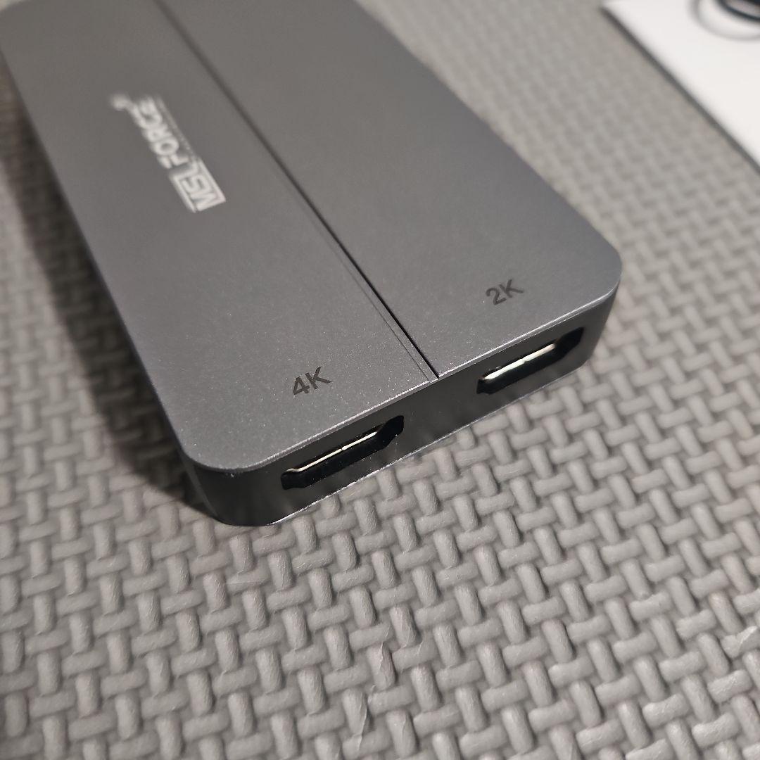 美品✨新品未使用 USB 3.0 & Type-C デュアルHDMIアダプター