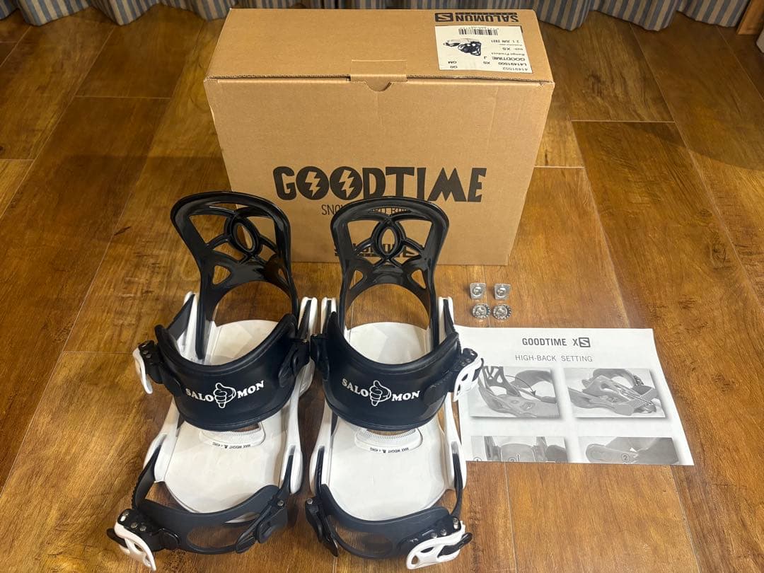 SALOMON キッズ22cm スノーボード ブーツ・バインディング ２点セット