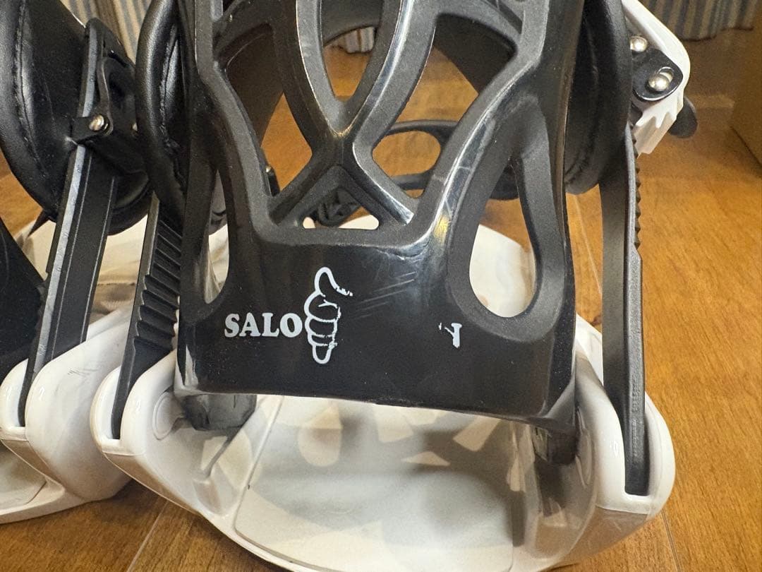 SALOMON キッズ22cm スノーボード ブーツ・バインディング ２点セット