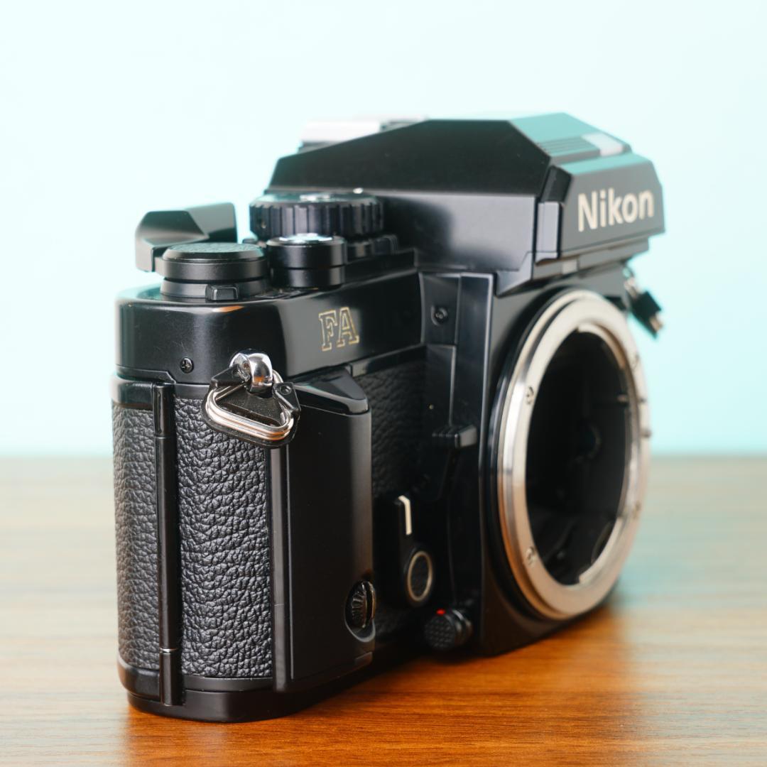 [美品] 完動品◎Nikon FA ボディ ブラック フィルムカメラ #881