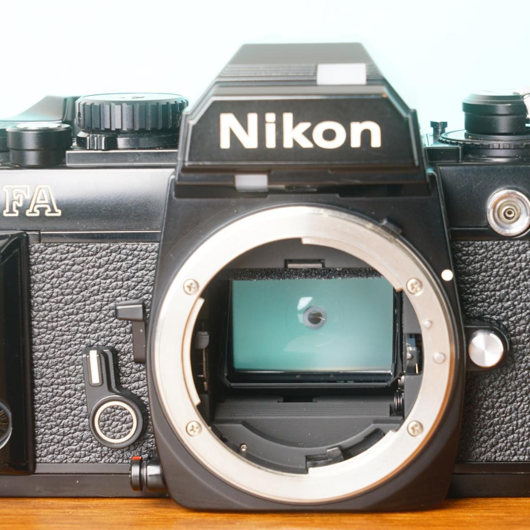 [美品] 完動品◎Nikon FA ボディ ブラック フィルムカメラ #881