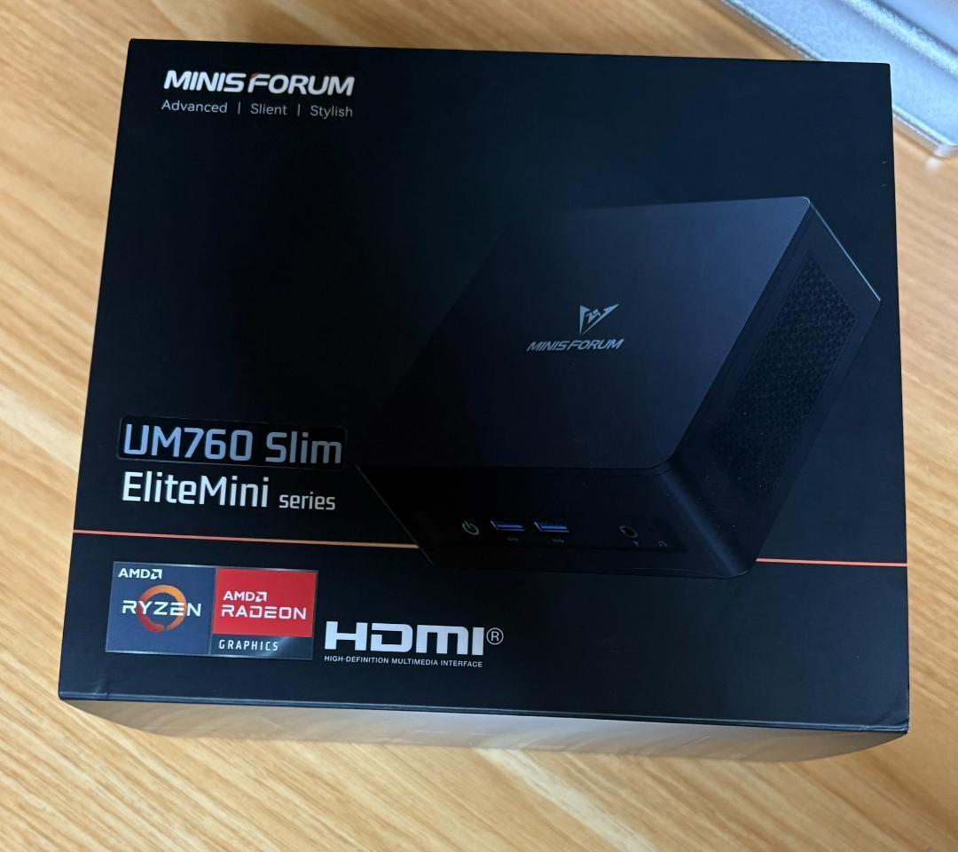 【ジャンク】Minisforum UM760 Slim