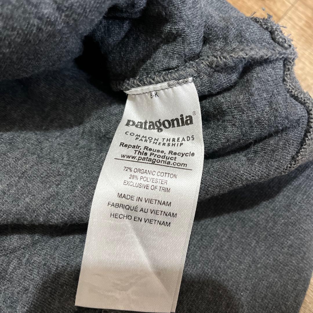 パタゴニア コットン キルト スナップT グレー Lサイズ