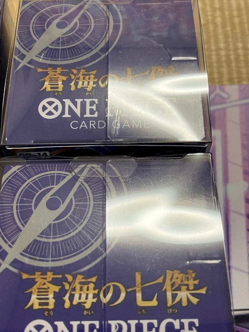 ワンピース　蒼海の七傑　テープ付き　9box