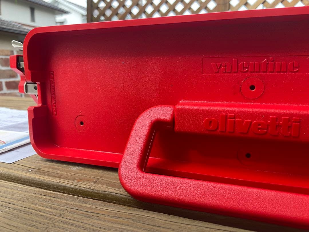 olivetti valentine 整備済　完動品　中古品　凄く綺麗