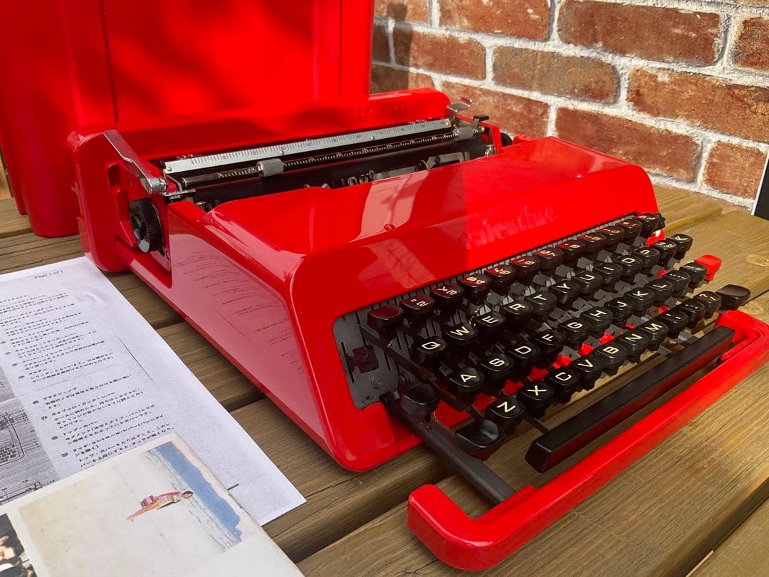 olivetti valentine 整備済　完動品　中古品　凄く綺麗