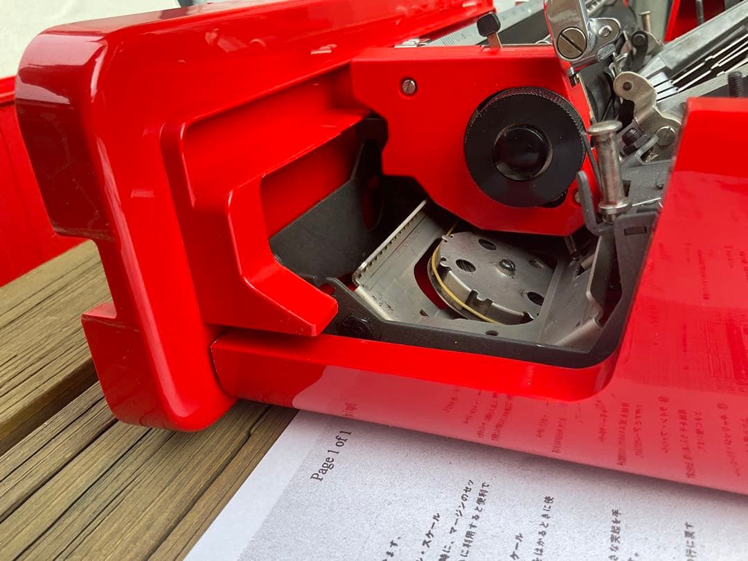 olivetti valentine 整備済　完動品　中古品　凄く綺麗