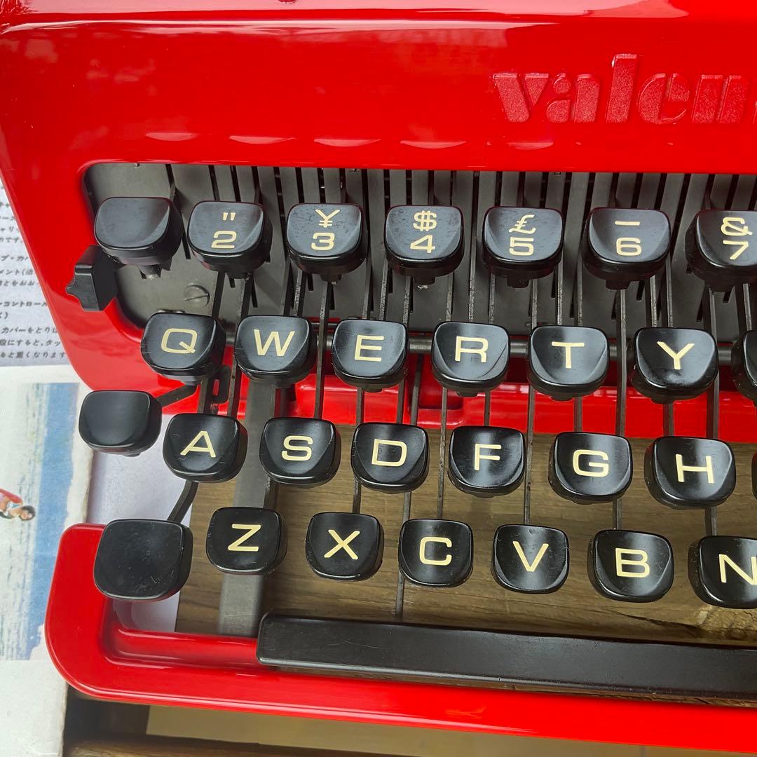 olivetti valentine 整備済　完動品　中古品　凄く綺麗