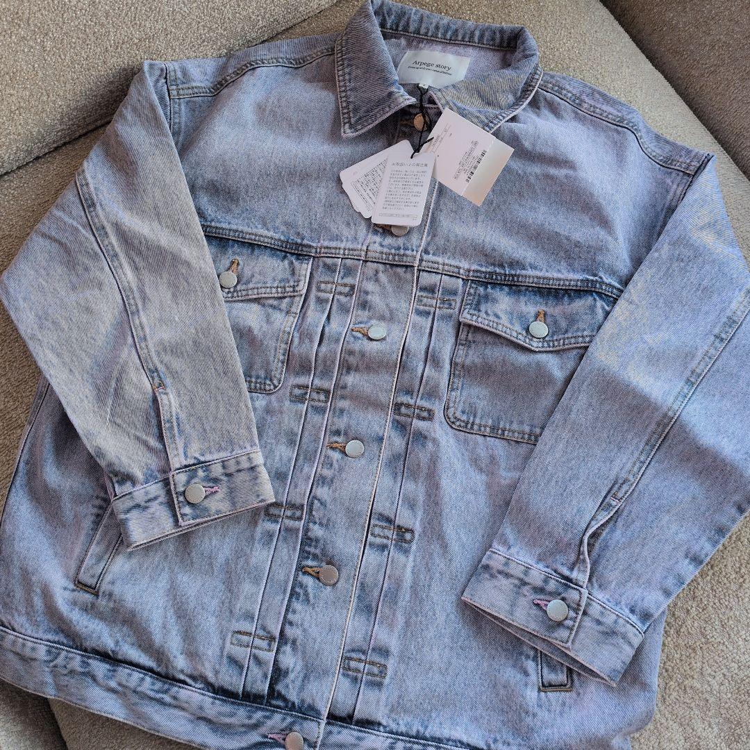 完売アルページュストーリー　ピンクトッピングBIG Gジャンジーンズ　ジャケット