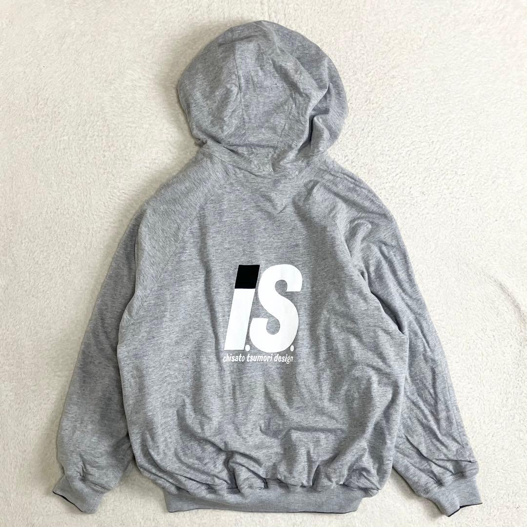 i.s. イッセイミヤケ　ツモリチサト　リバーシブルパーカー　ペイズリー柄　9