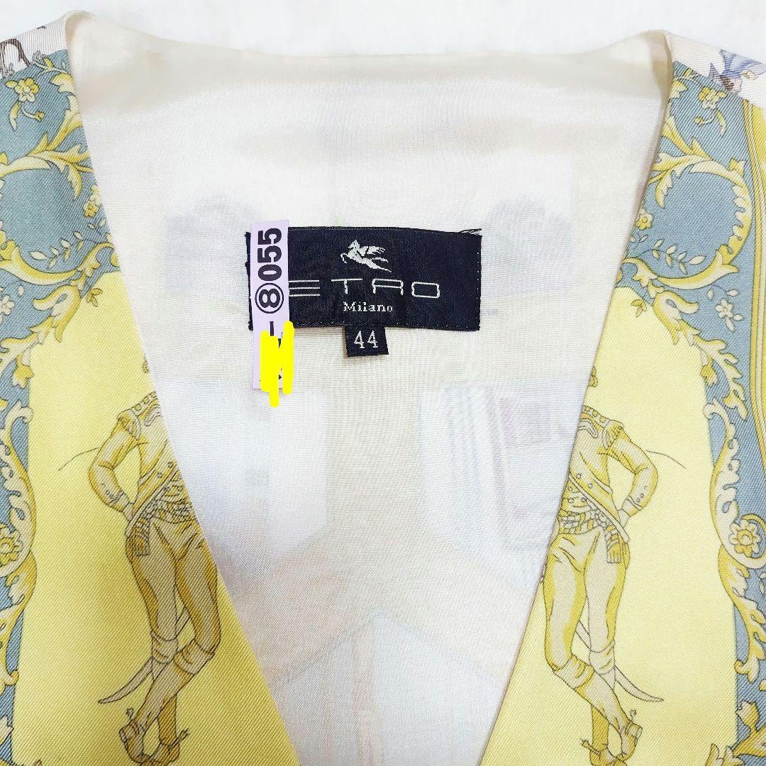 ✨️クリーニング済✨️エトロ ベスト シルク Mサイズ相当