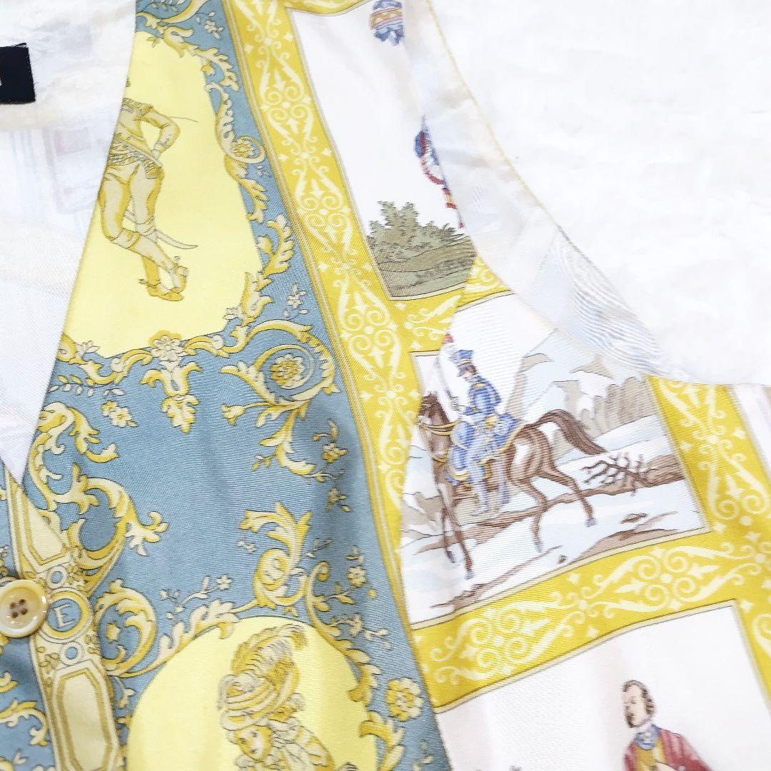 ✨️クリーニング済✨️エトロ ベスト シルク Mサイズ相当