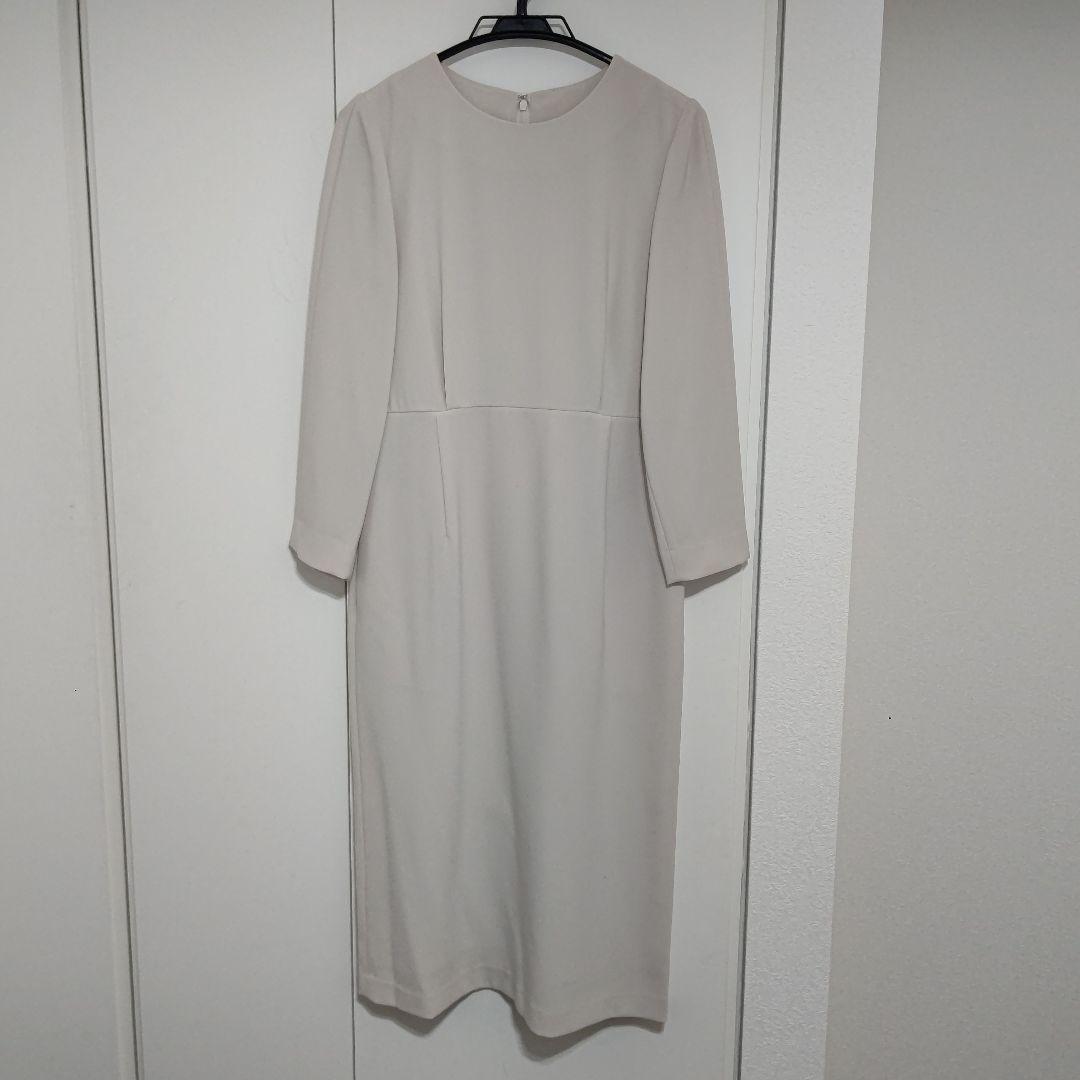 ロペ トリアセダブルクロスウエストコンシャスワンピース38