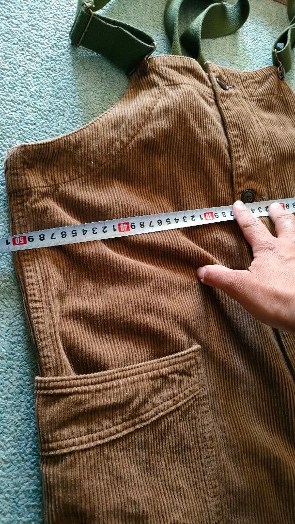 go hemp コーデュロイ オーバーオール