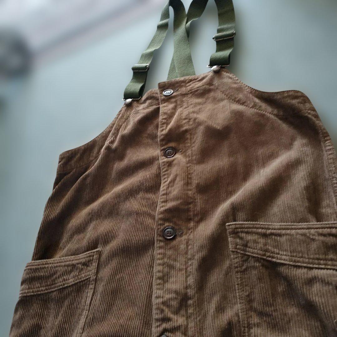 go hemp コーデュロイ オーバーオール