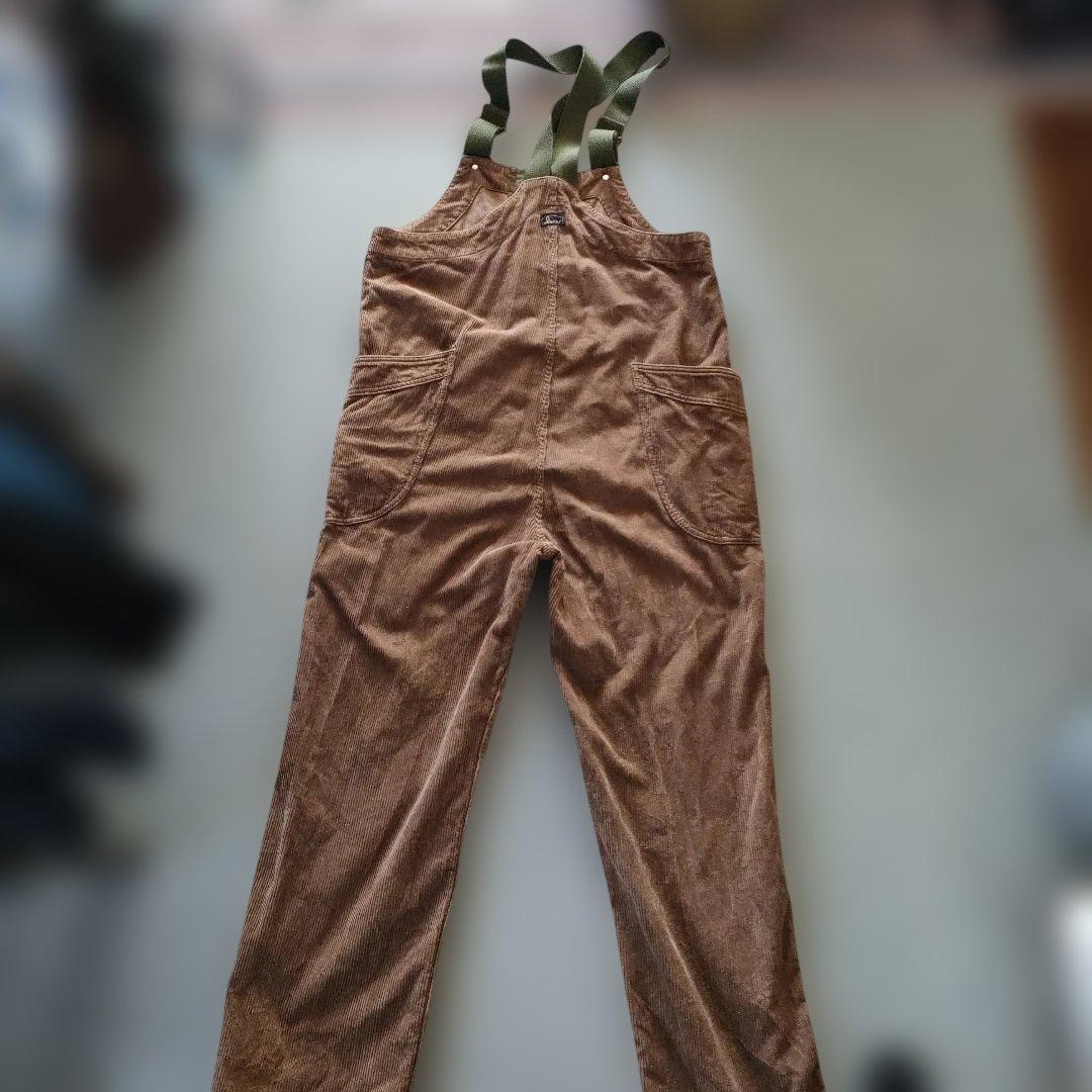 go hemp コーデュロイ オーバーオール