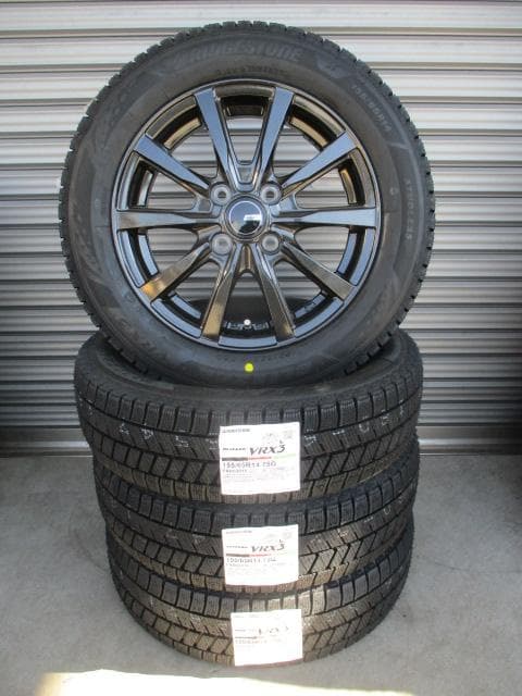 送料込み☆新品ブリヂストンVRX3☆155/65R14　2025年製☆軽自動車
