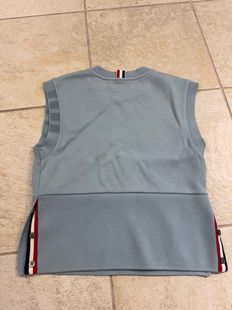 Thom browne トムブラウン　ベスト　ブルー