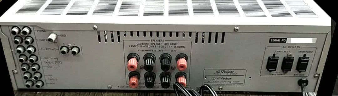 【定価︰￥59800・1982年】 VICTOR A-X110＋プリメインアンプ