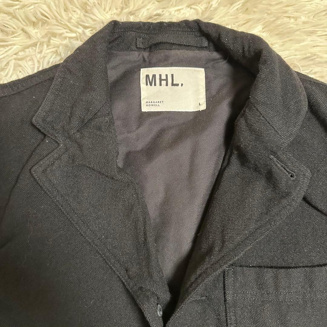 【MHL.】エムエイチエル マーガレットハウエル ジャケット ブラック L