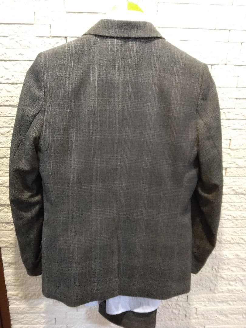 グレー チェック柄 ブレザー スーツ★子供　キッズ　ジュニア　卒業式　入学式