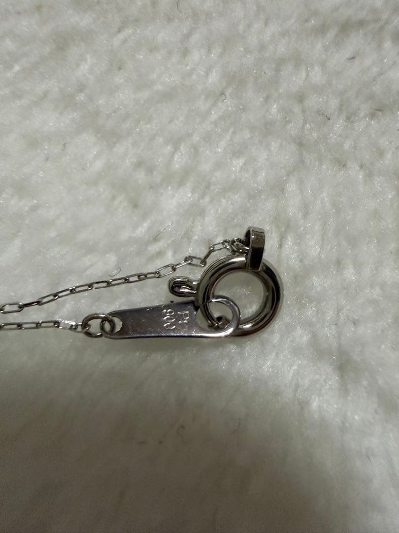 0.0.1カラット天然ダイヤモンドネックレスPT900