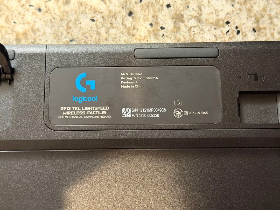 Logicool G ゲーミングキーボード G913 TKL 日本語配列