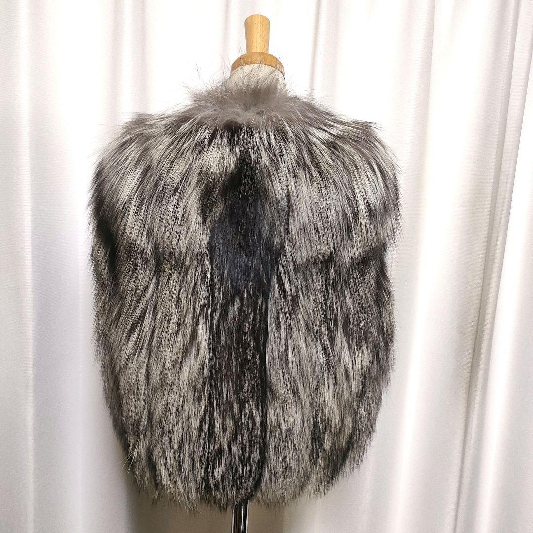 【未使用品】希少 サガミンク 毛皮 ファーベスト