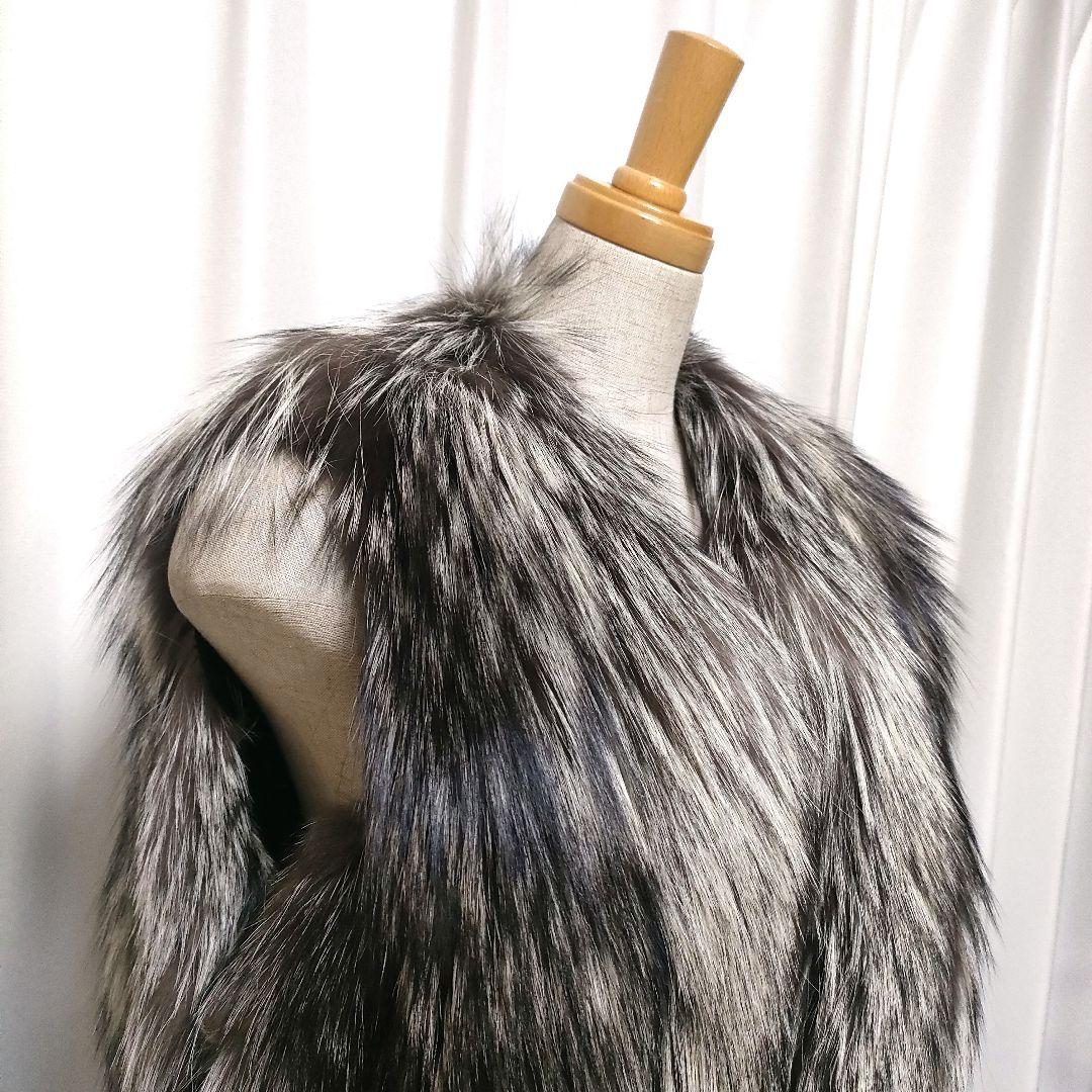 【未使用品】希少 サガミンク 毛皮 ファーベスト