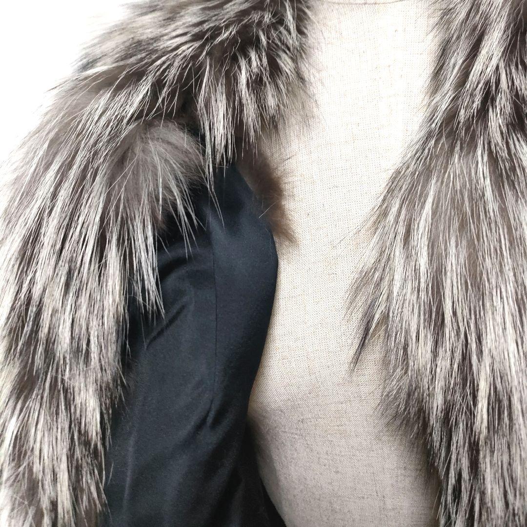 【未使用品】希少 サガミンク 毛皮 ファーベスト