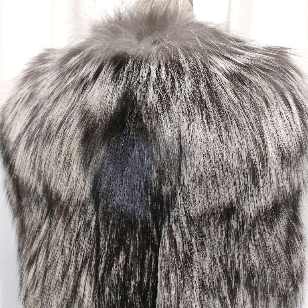 【未使用品】希少 サガミンク 毛皮 ファーベスト