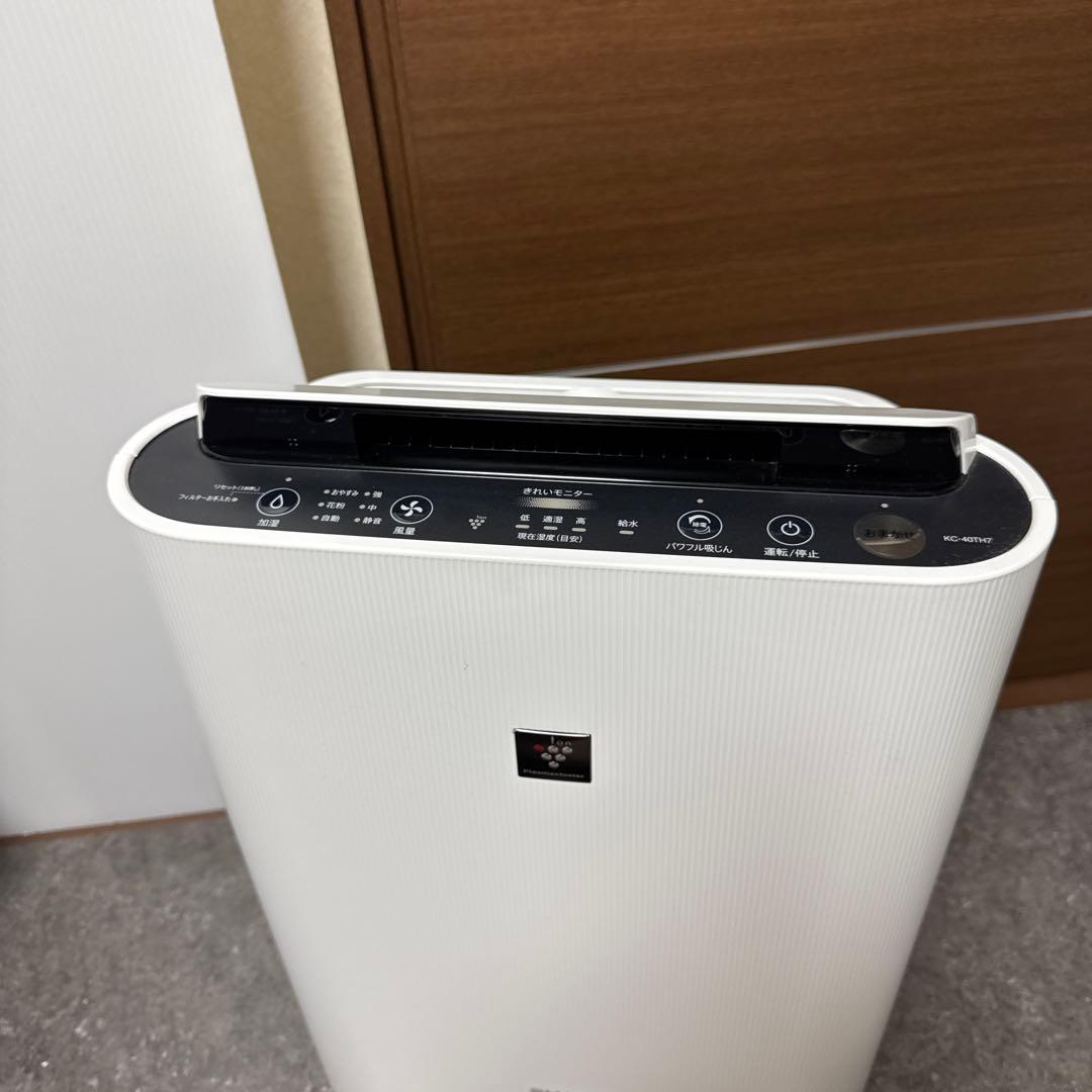 超美品‼️SHARP 加湿空気清浄機 ホワイトkc-40th7-w
