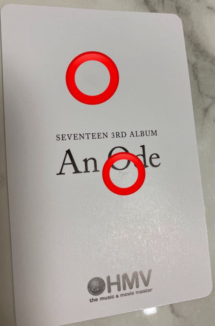 SEVENTEEN セブチ 公式 HMV アルバム トレカ ジョンハン