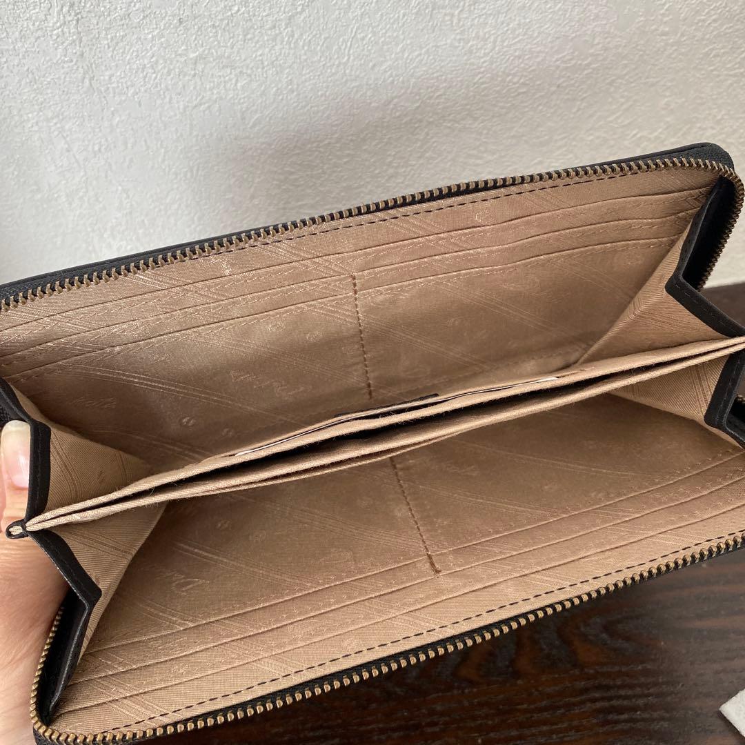 新品　Dakota ダコタ 長財布　ラウンドファスナー式　ブラック