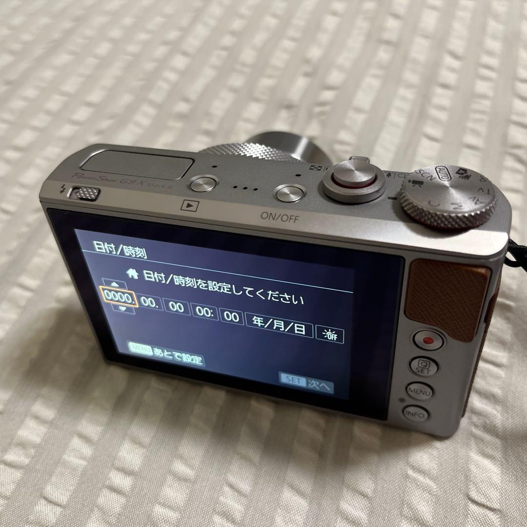 Canon PowerShot G9X Mark2 シルバー/ブラウン