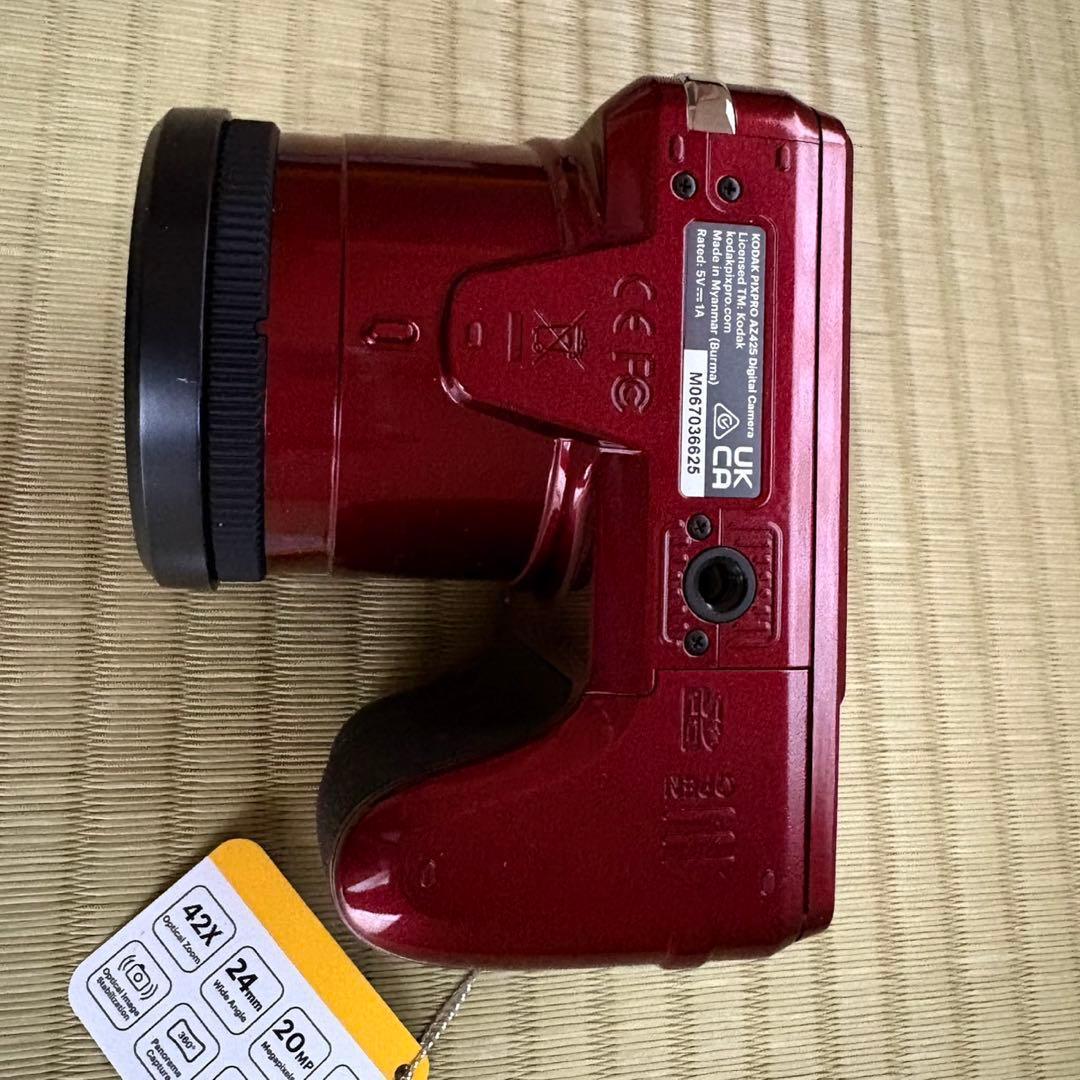 【新品】KODAK コダック デジカメ PIXPRO AZ425 レッド