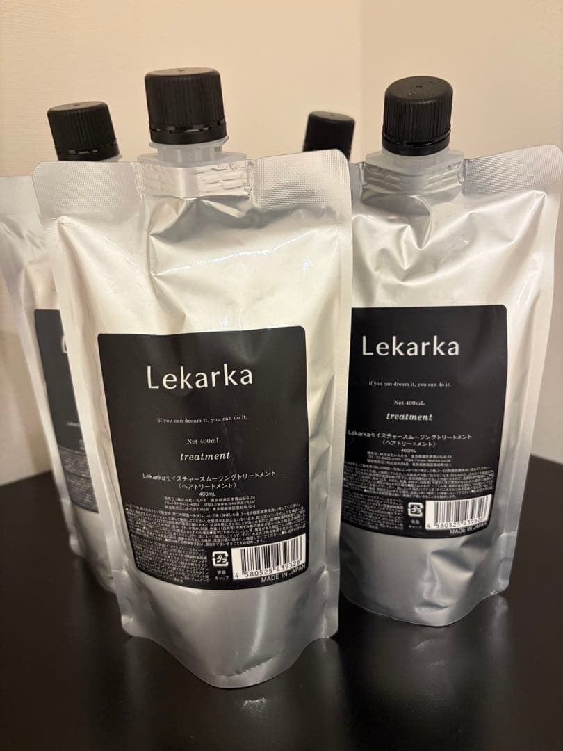 Lekarka シャンプー & トリートメント 400mLセット×２