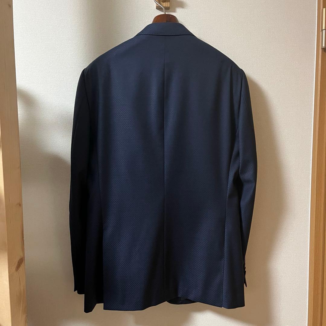 w*c様 Paul Smith ドビー織 スーツ REDA FLEXOネイビー