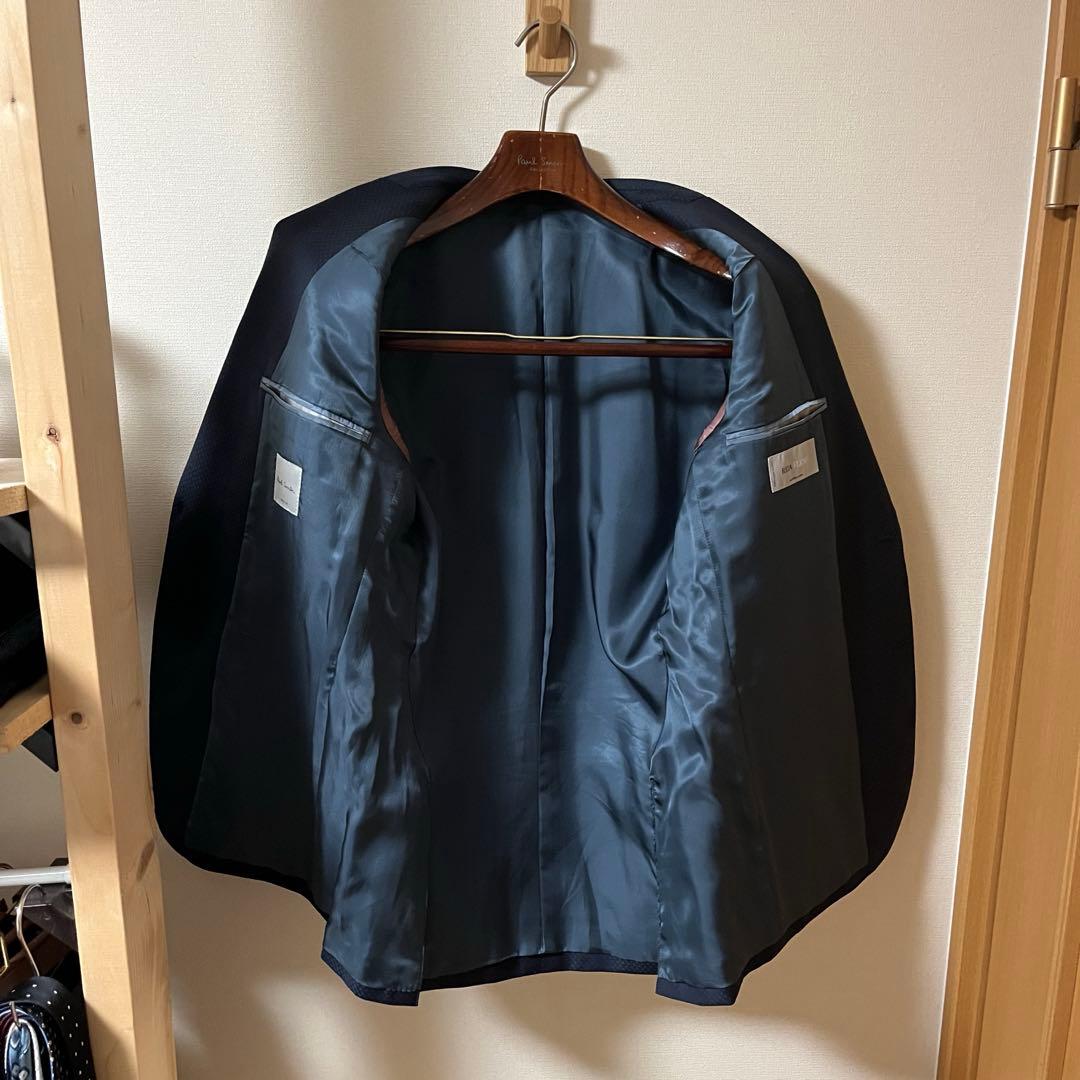 w*c様 Paul Smith ドビー織 スーツ REDA FLEXOネイビー